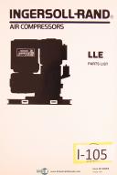 Ingersoll-Ingersoll Rand-Ingersoll Rand LLE Air Compressor Parts List Manual Year (1991)-LLE-01
